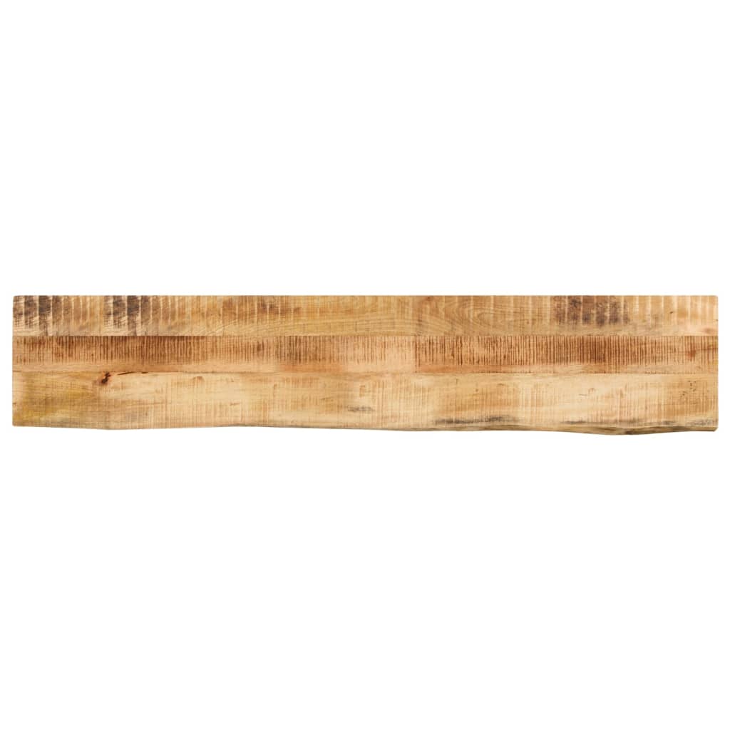 vidaXL Tablero de mesa borde natural madera maciza mango 180x30x3,8 cm