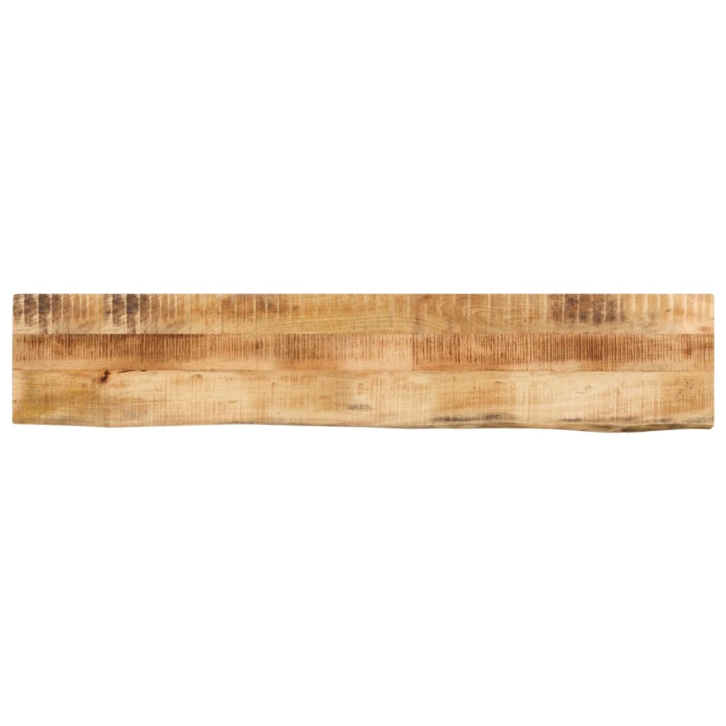 vidaXL Tablero de mesa borde natural madera maciza mango 160x40x3,8 cm