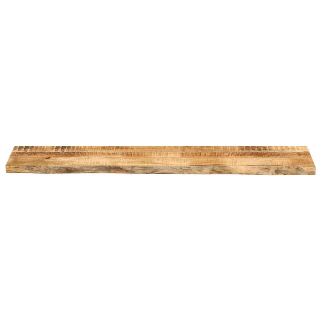 vidaXL Tablero de mesa borde natural madera maciza mango 160x40x3,8 cm - Image 3