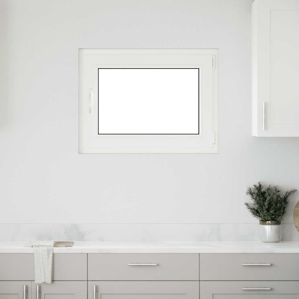 vidaXL Kellerfenster "RISOR" 80x60 cm Drehkipp DIN Rechts Anthrazit