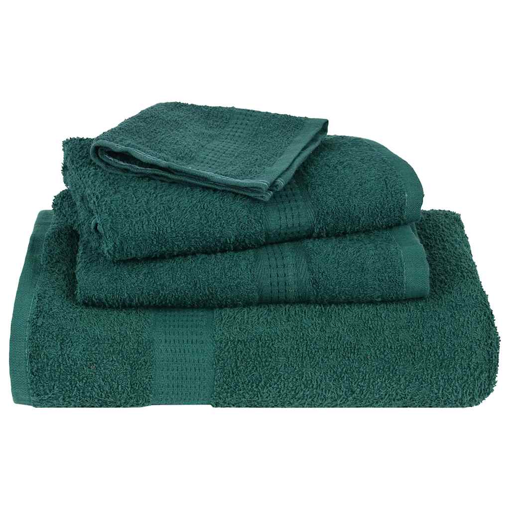 vidaXL Duschtücher 2 Stk. Grün 70x140 cm 360 g/m² 100% Baumwolle - Image 4