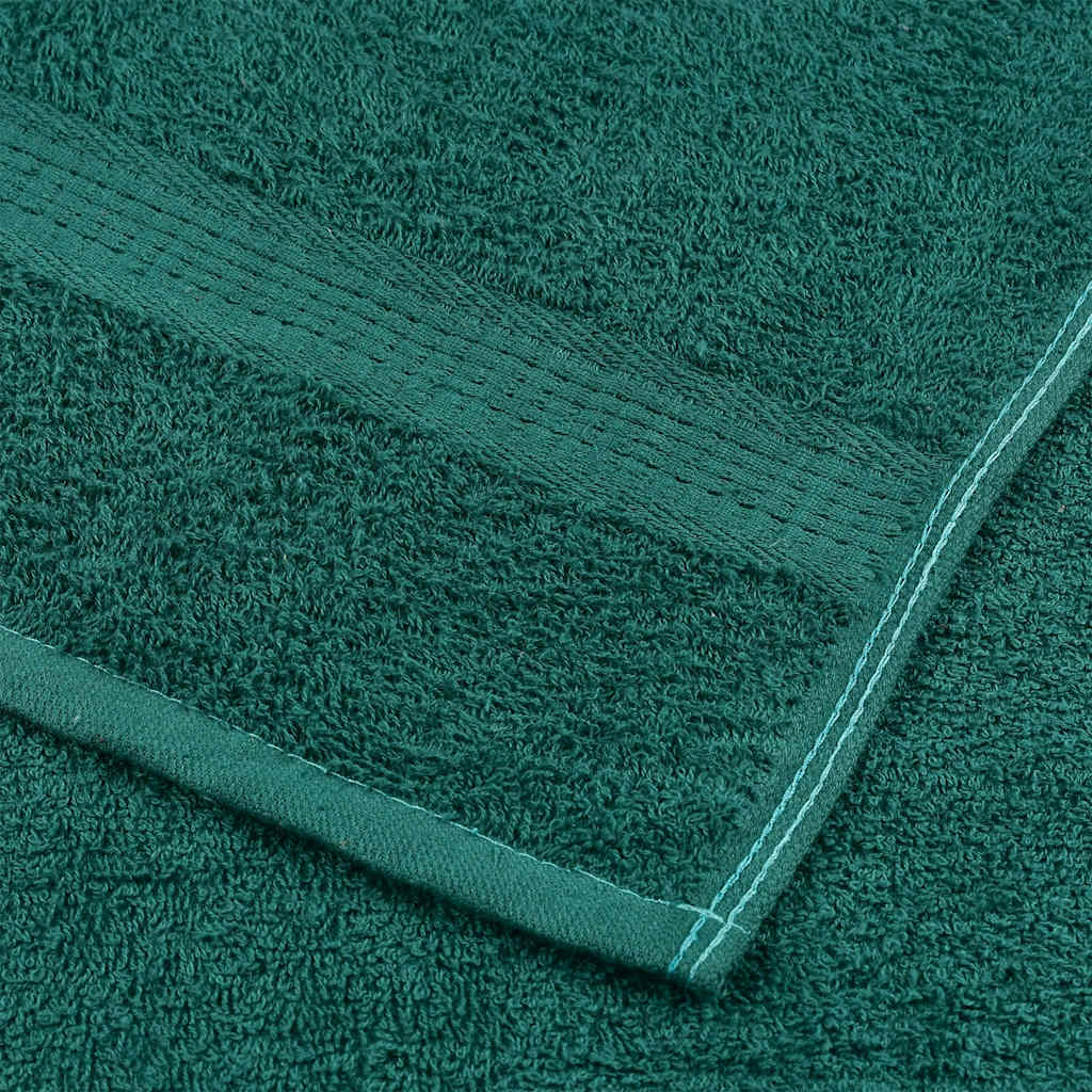 vidaXL Duschtücher 2 Stk. Grün 70x140 cm 360 g/m² 100% Baumwolle - Image 6