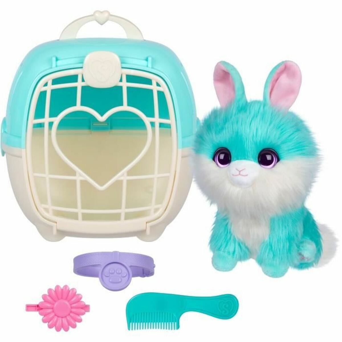 Animale di Peluche Moose Azzurro Plastica
