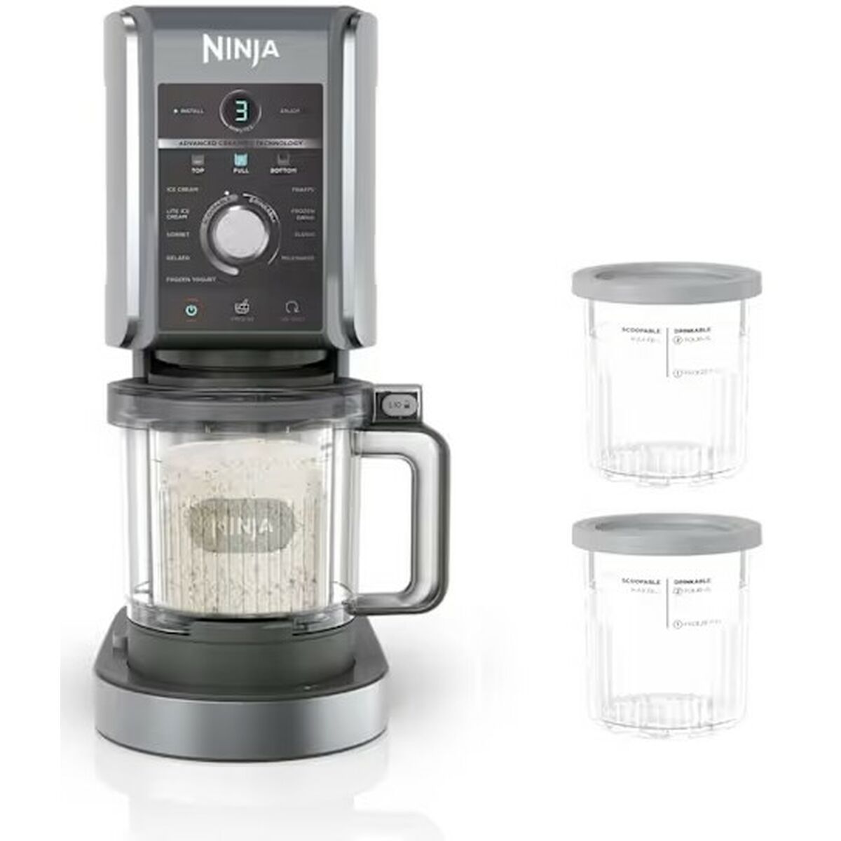 Gelatiera NINJA Argento Plastica 800 W