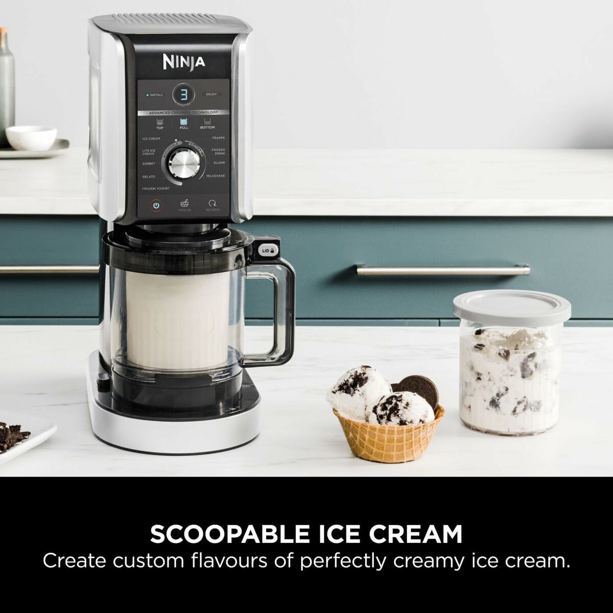 Gelatiera NINJA Argento Plastica 800 W - Image 4