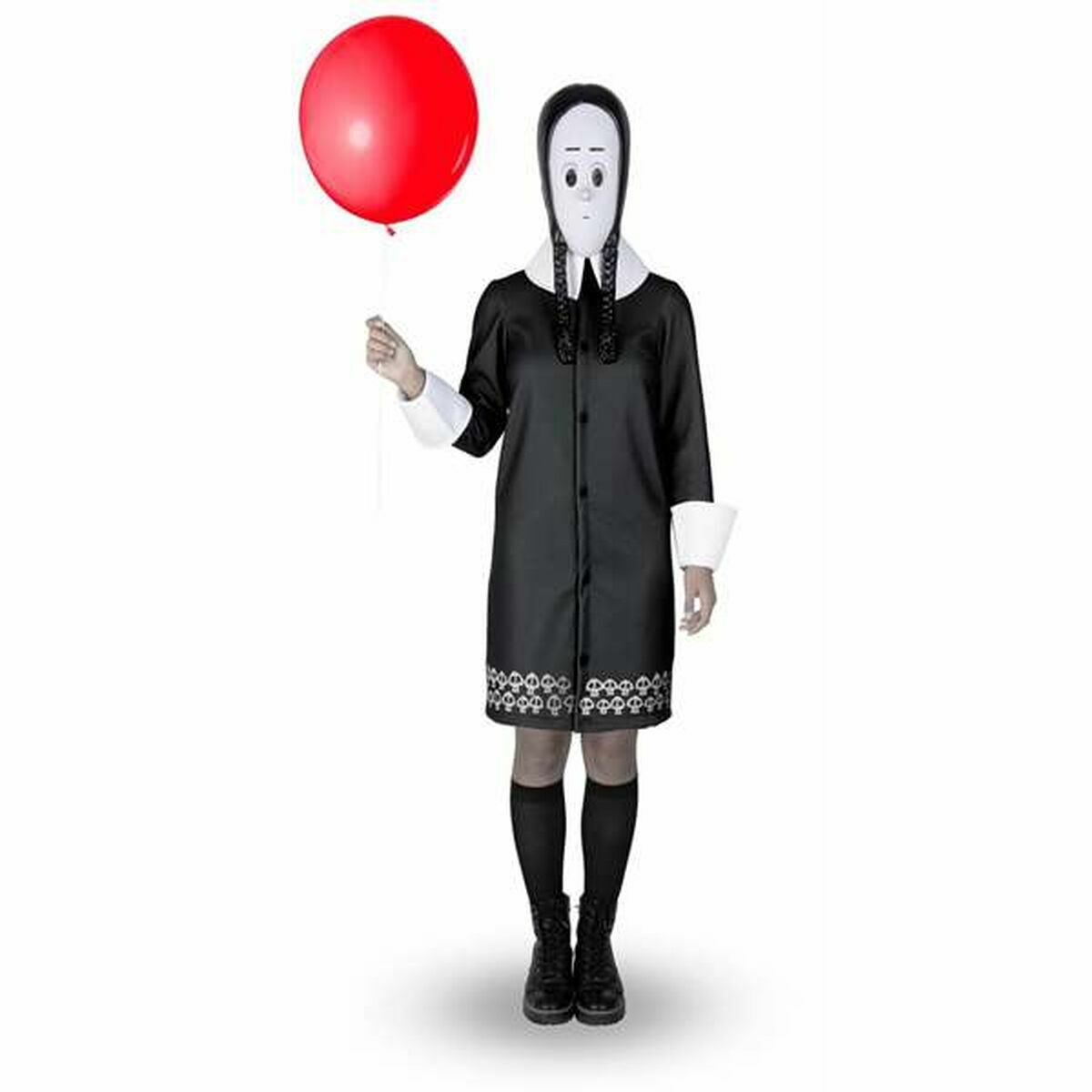 Costume per Adulti My Other Me Wednesday Addams Taglia:S