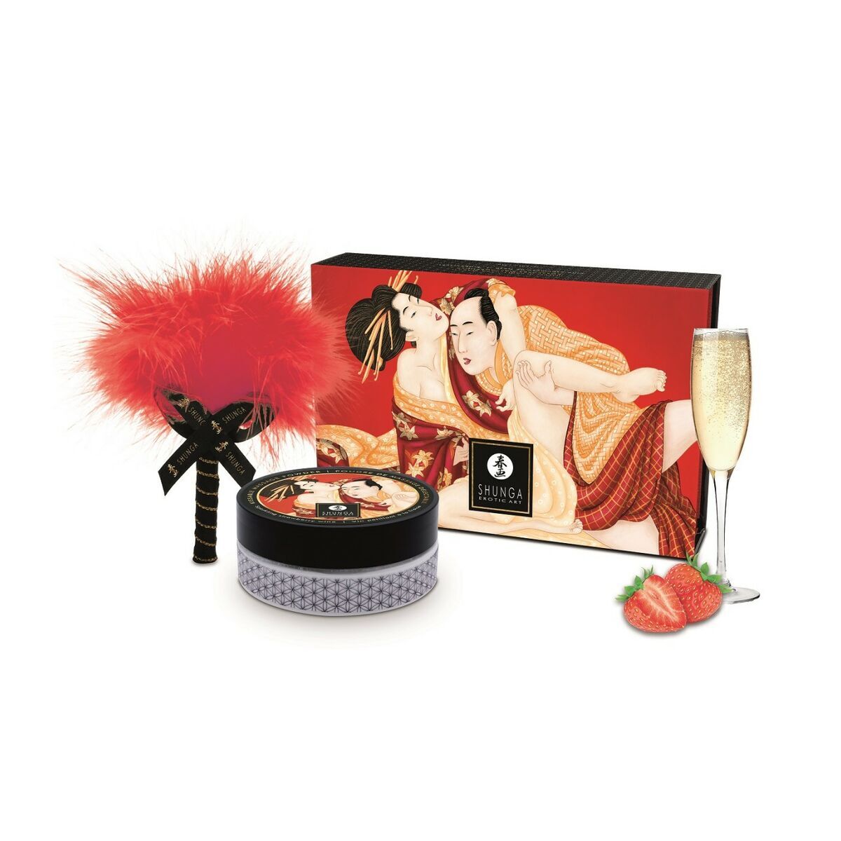 Polveri commestibili Shunga CHAMPAGNE STRAWBERRIES 75 g