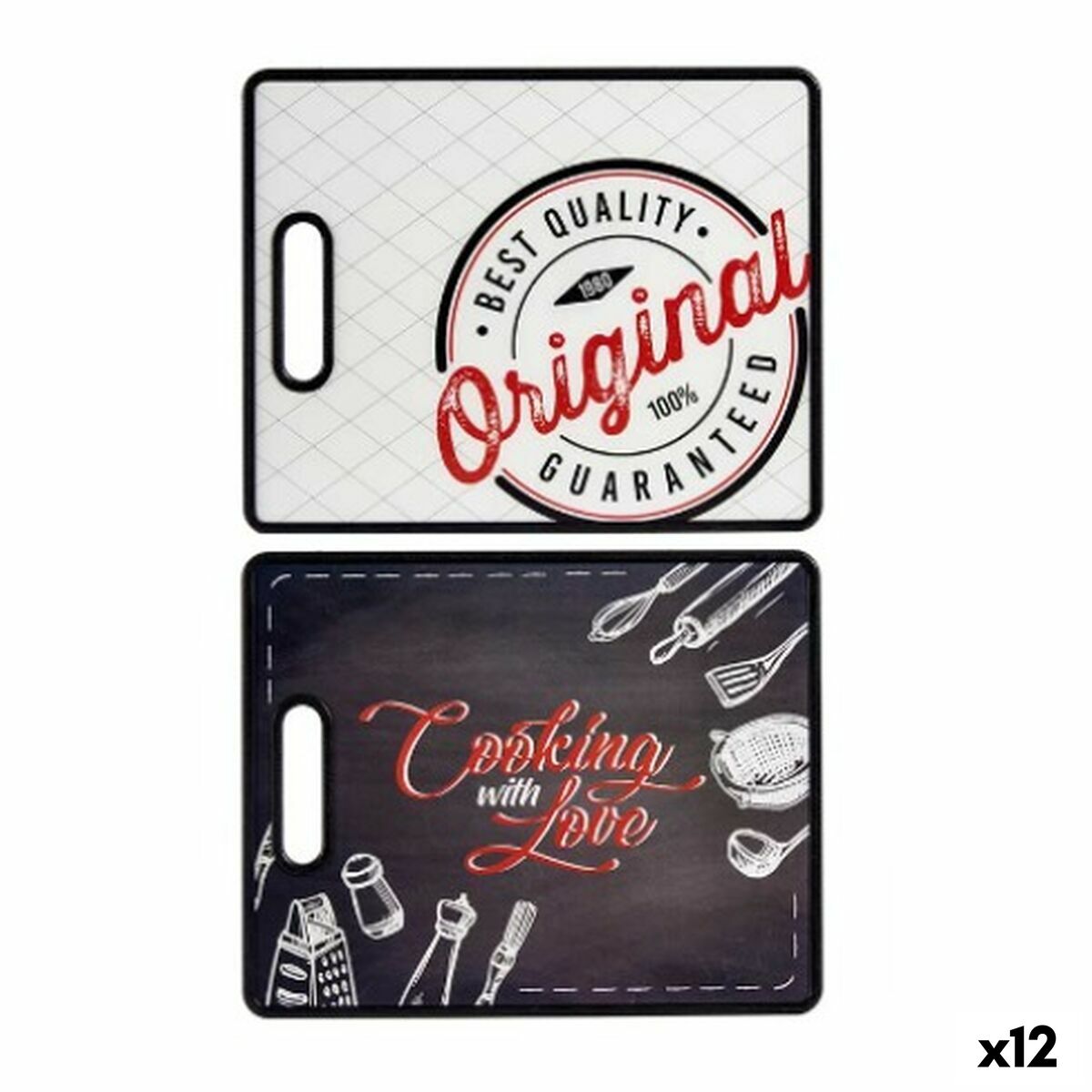 Tagliere Kinvara Stampa Cucina 30,5 x 1 x 38 cm (12 Unità)