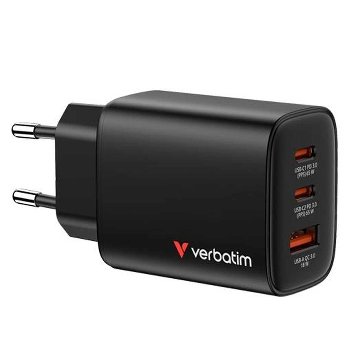 Cavo USB Verbatim 32352 65 W Nero
