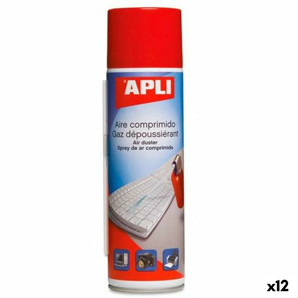 Aria Compressa Apli 400 ml (12 Unità)