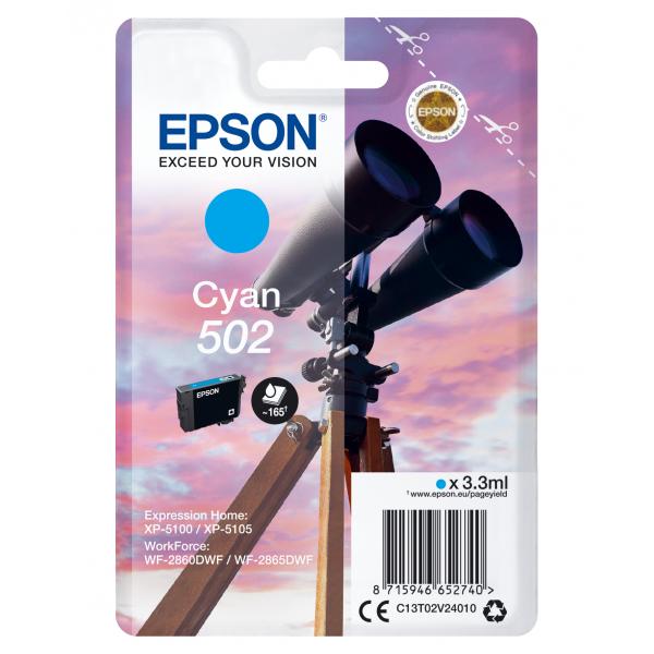 Cartuccia d'inchiostro compatibile Epson C13T02V Capacità:3,3 ml Colore:Ciano