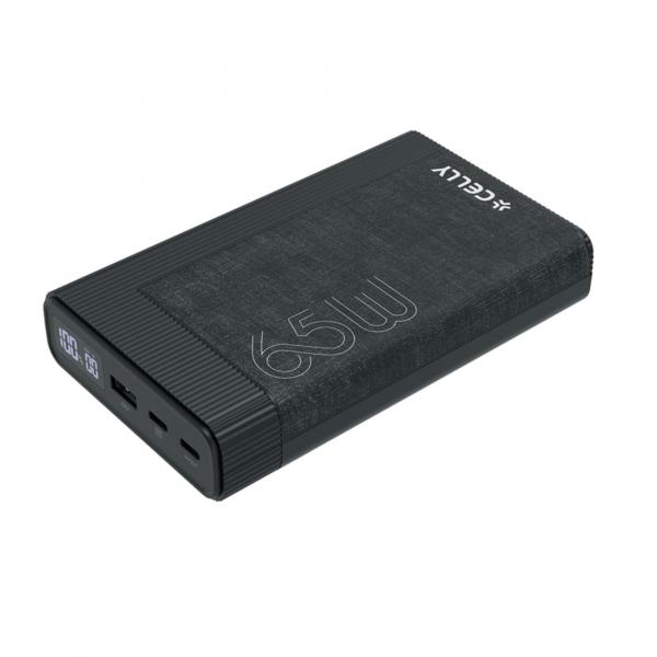 Powerbank Celly PD65W 65w EVO 20000 mAh Nero