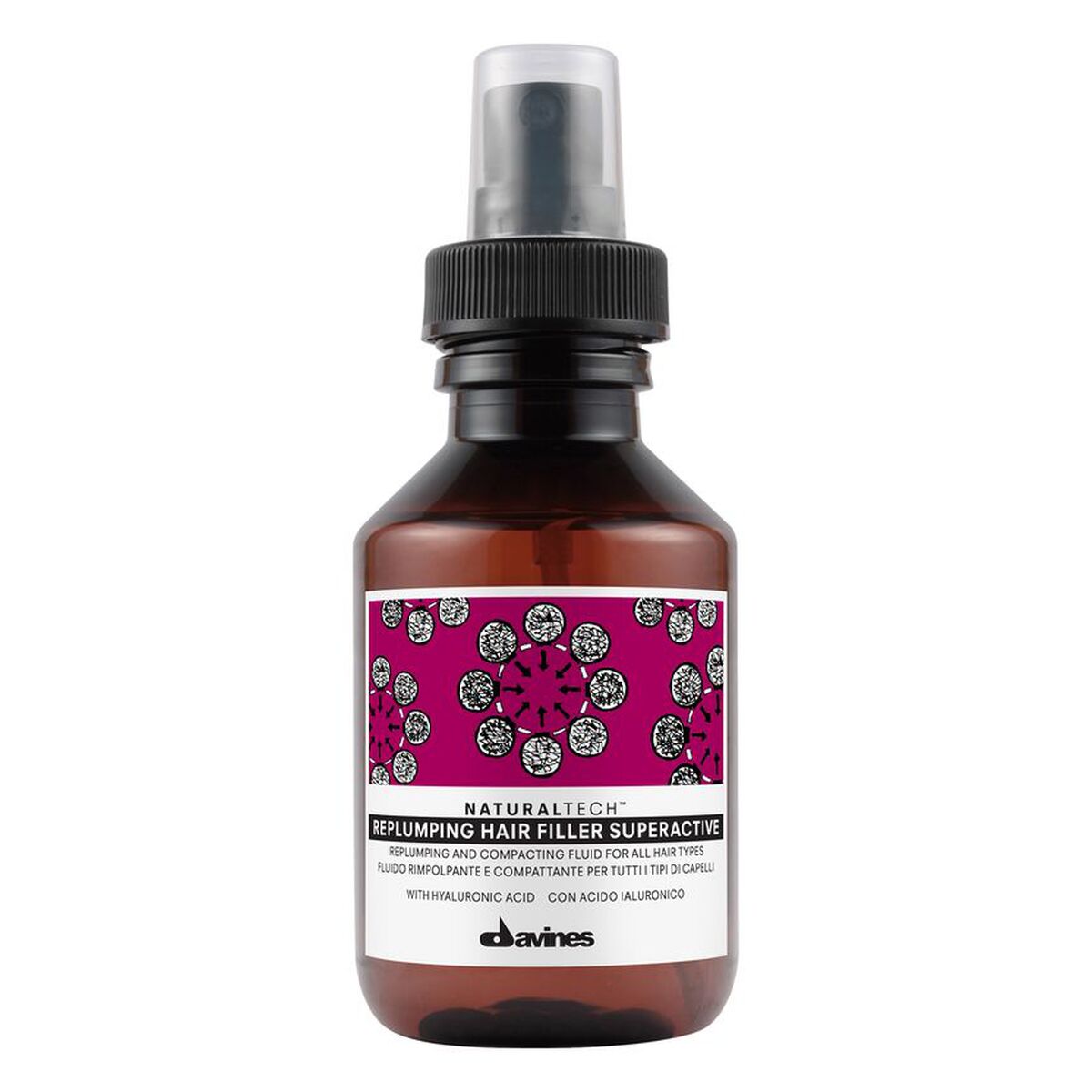Trattamento per Capelli Ricostruttore Davines Replumping Hair Filler Superactivo 100 ml
