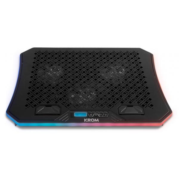 Supporto per Portatile con Ventilatore Krom NXKROMKOOLER RGB 19"