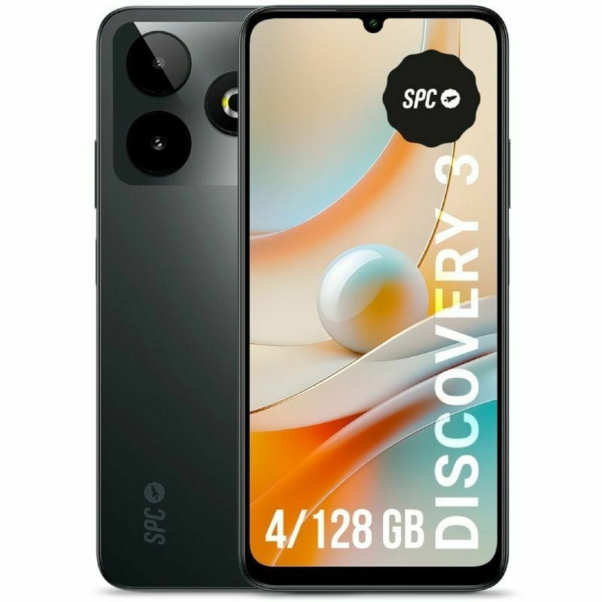 Smartphone SPC Discovery 3 6,8" 4 GB RAM 128 GB Nero Unisoc