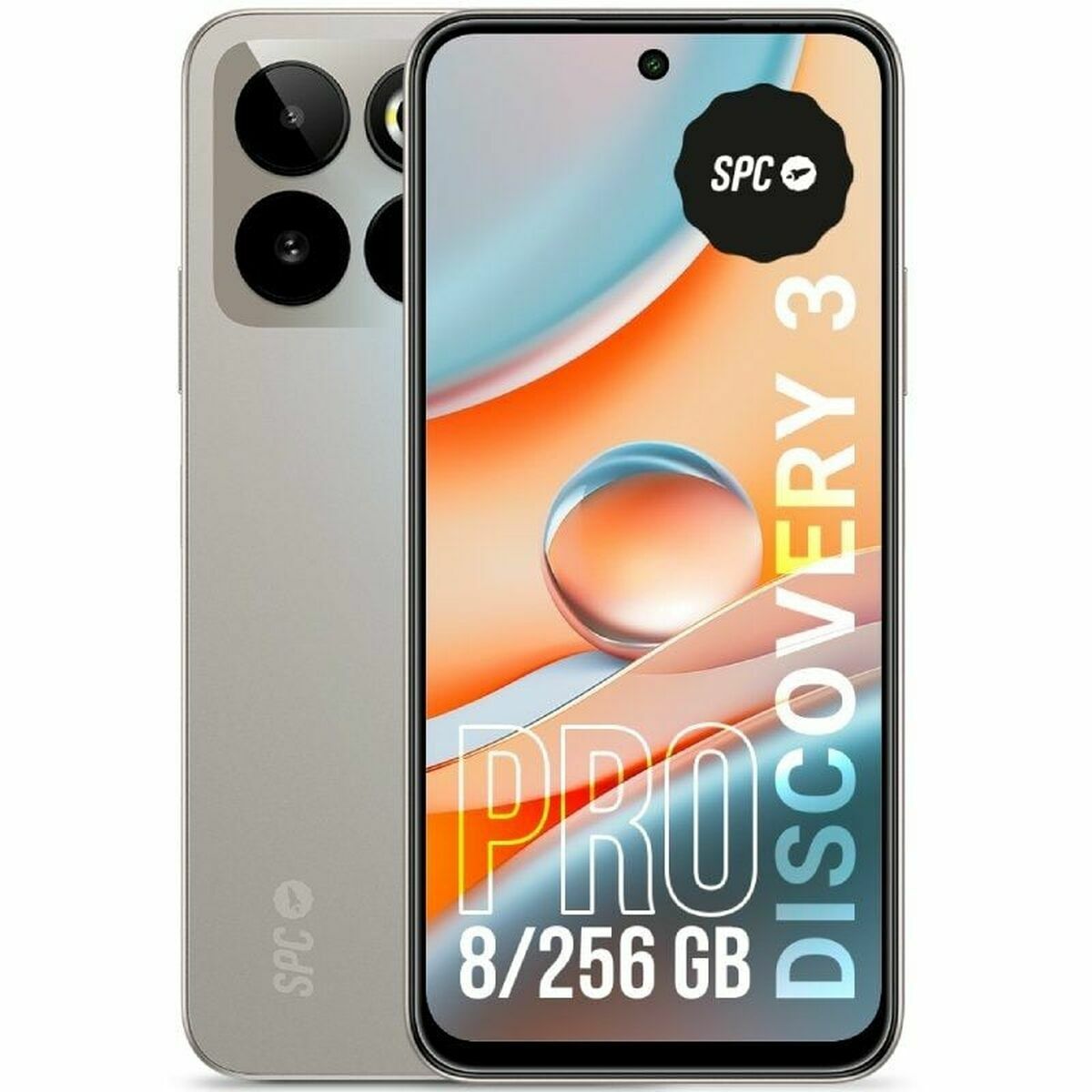 Smartphone SPC Discovery 3 Pro 6,7" MediaTek Helio G81 8 GB RAM 256 GB Marrone Grigio Argentato