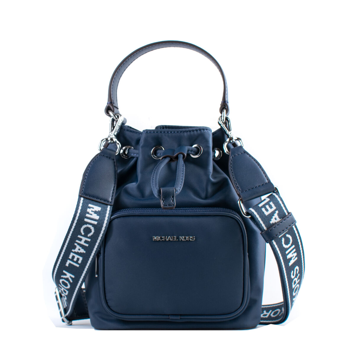 Borsa a Tracolla Michael Kors KHAI Azzurro 17 x 20 x 11 cm