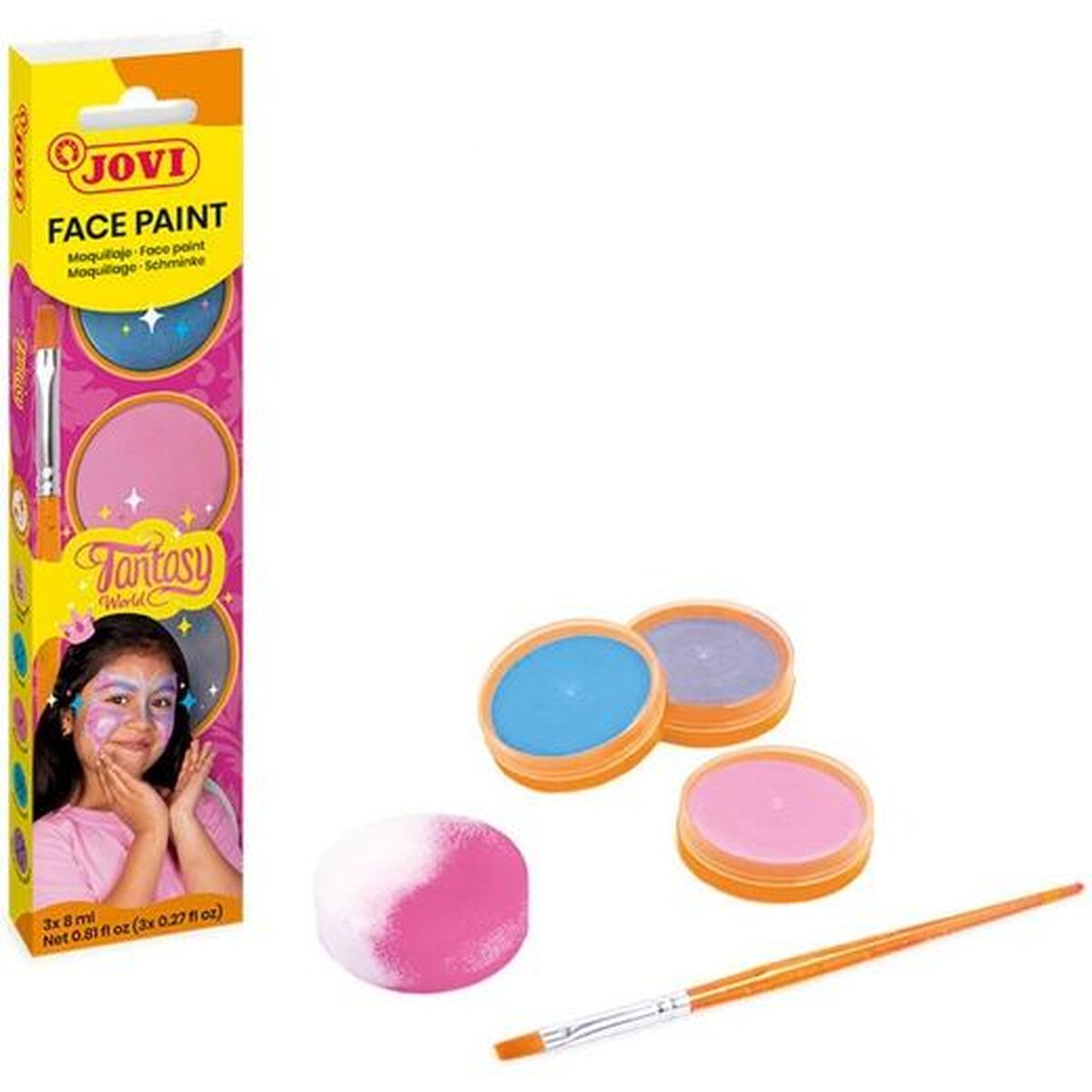 Set di Trucchi per Bambini Jovi Fantasy Multicolore (12 Unità)