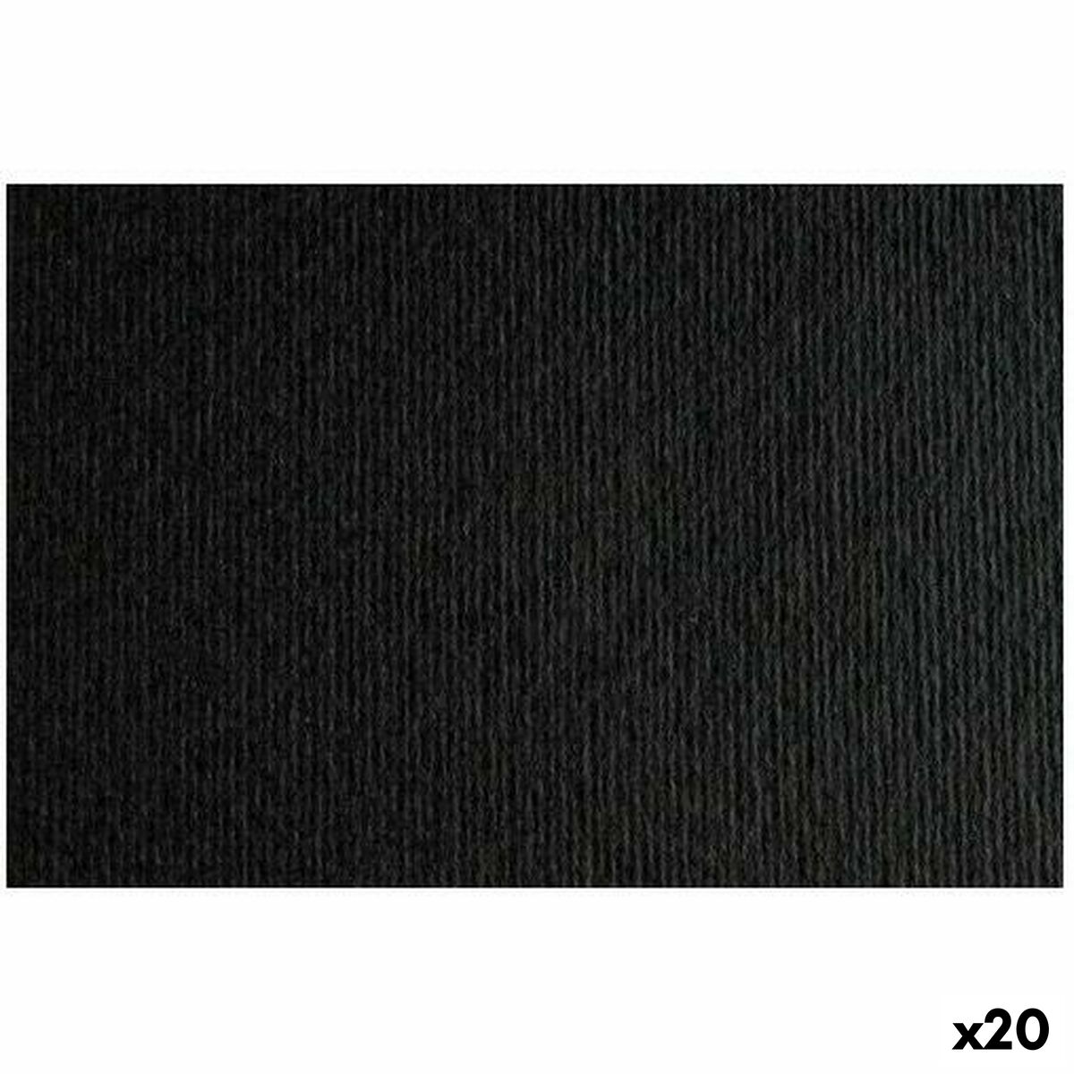 Cartoncini Sadipal LR 200 Nero 50 x 70 cm Testurizzato (20 Unità)