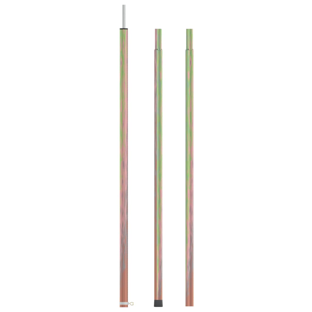 vidaXL Mât de tente télescopique longueur 170-255 cm acier galvanisé