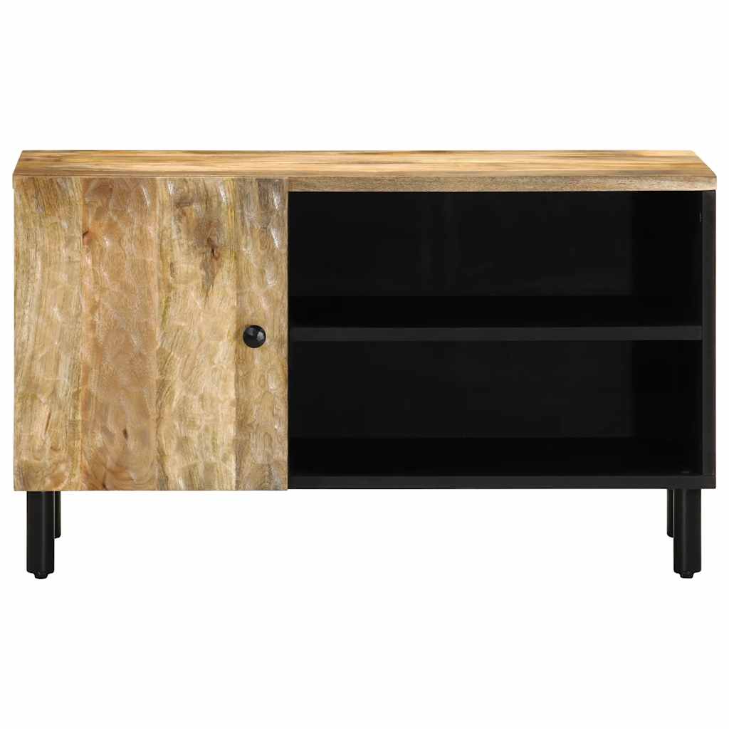 vidaXL Mueble de TV madera maciza de mango 80x31x46 cm - Image 3