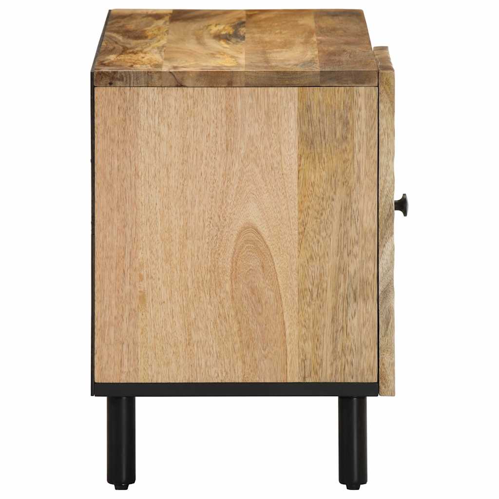 vidaXL Mueble de TV madera maciza de mango 80x31x46 cm - Image 4