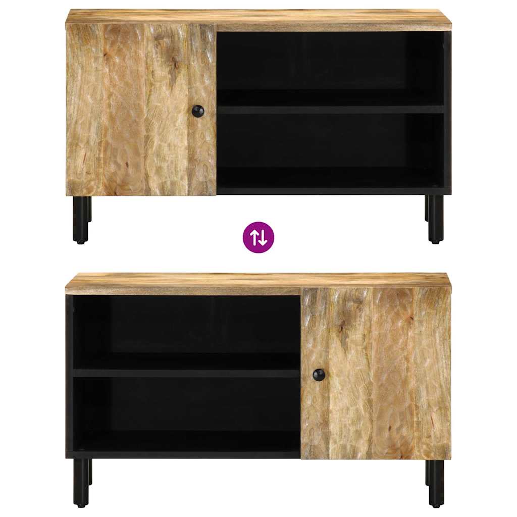 vidaXL Mueble de TV madera maciza de mango 80x31x46 cm - Image 6
