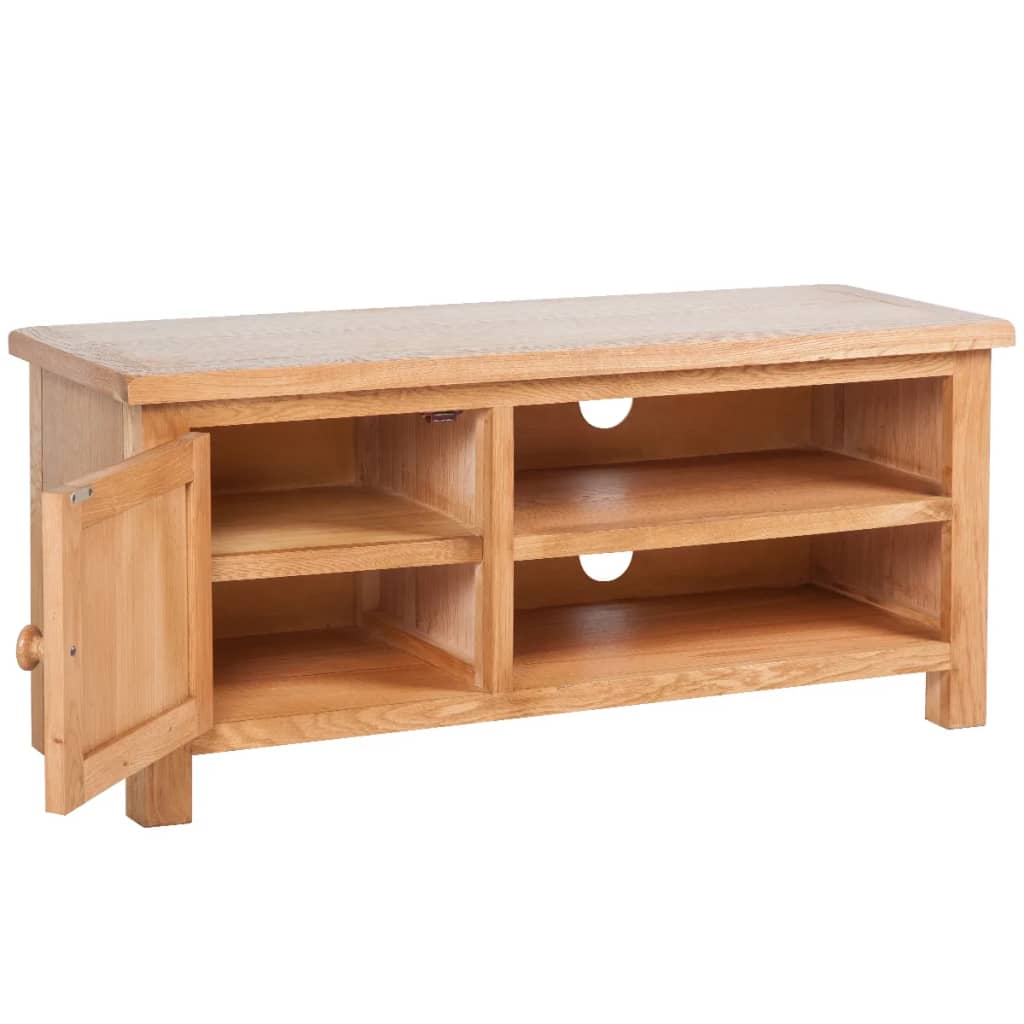 vidaXL Mueble para TV madera maciza de roble 103x36x46 cm - Image 3
