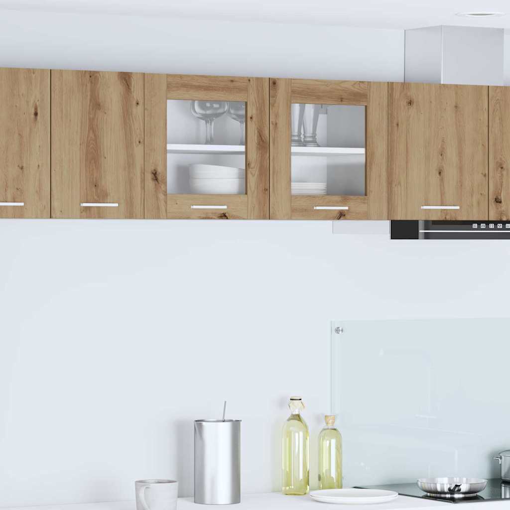 vidaXL Mueble colgante Riga Roble Artesano y 80 x 31 x 40 cm