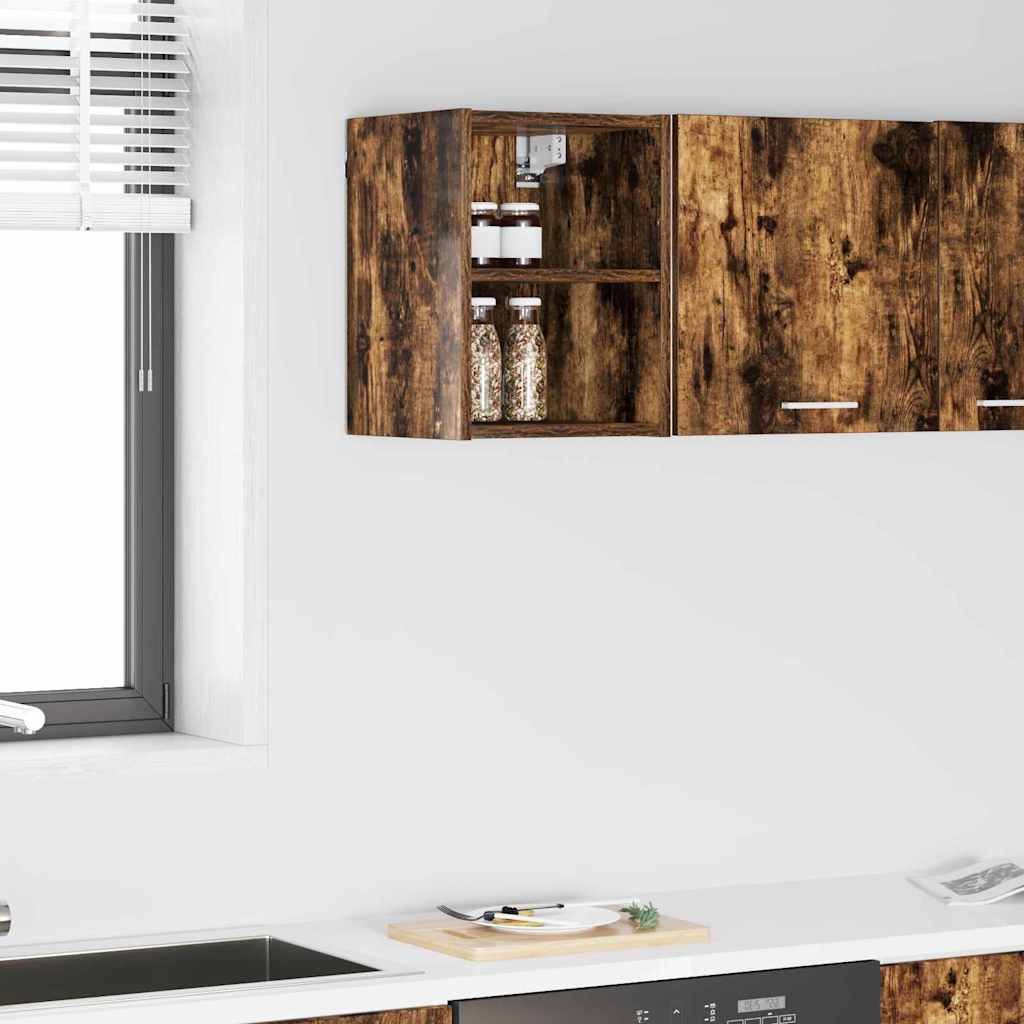 vidaXL Mueble colgante Riga Roble ahumado 30 x 29,5 x 40 cm