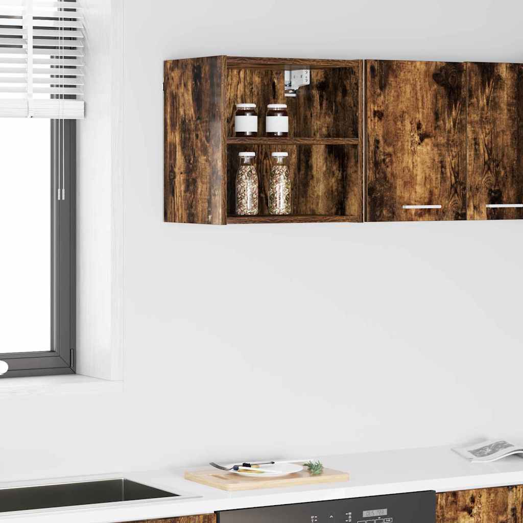 vidaXL Mueble colgante Riga Roble ahumado 40 x 29,5 x 40 cm