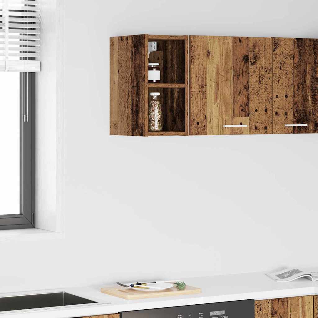 vidaXL Mueble colgante Riga Madera Vieja 20 x 29,5 x 40 cm