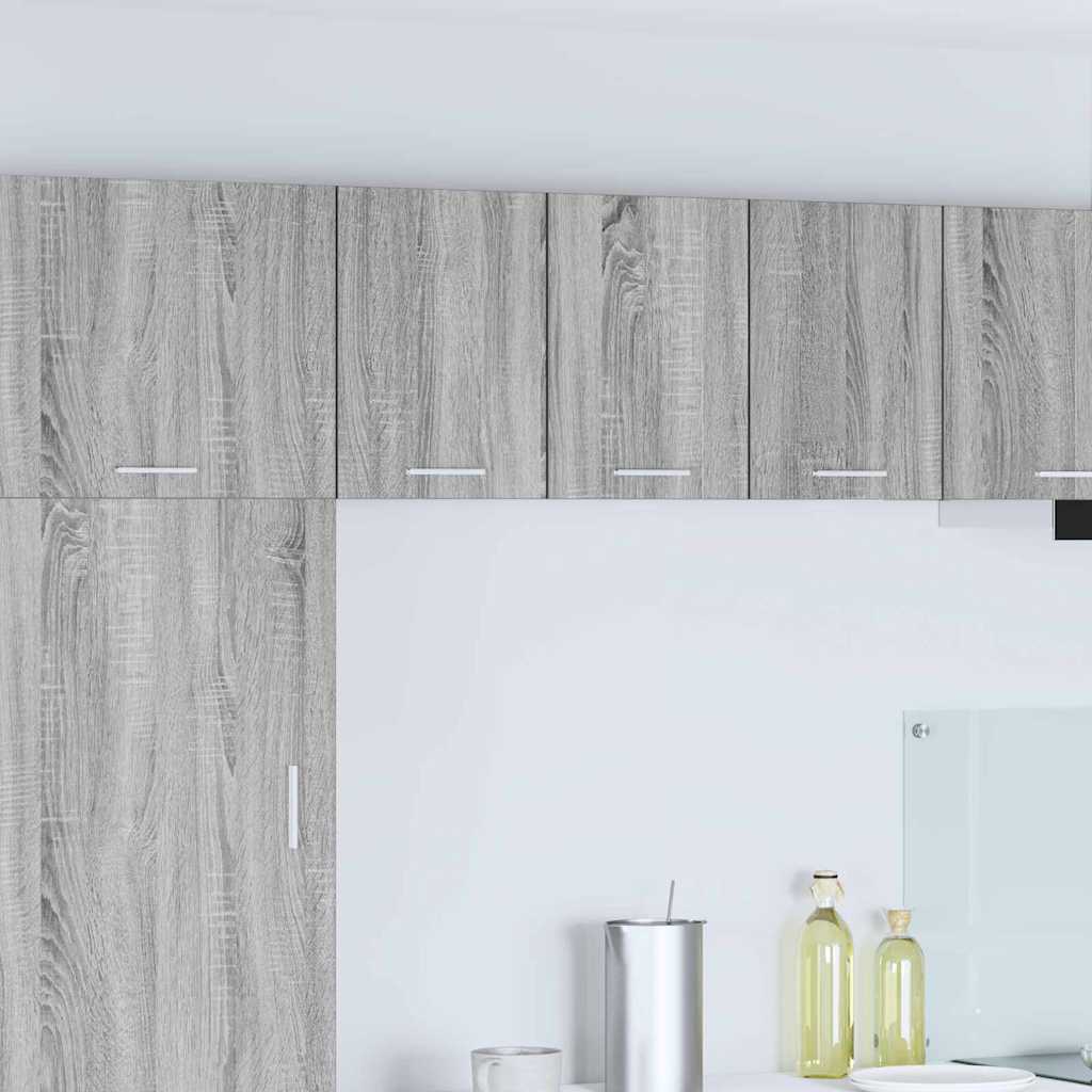 vidaXL Mueble colgante con puerta Riga Gris Sonoma y 30 x 31 x 40 cm