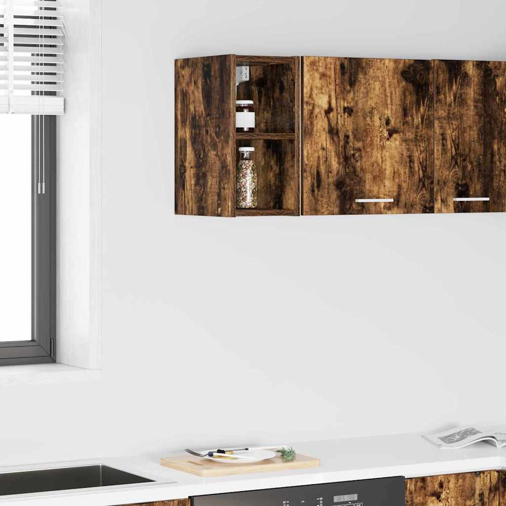 vidaXL Mueble colgante Riga Roble ahumado 20 x 29,5 x 40 cm