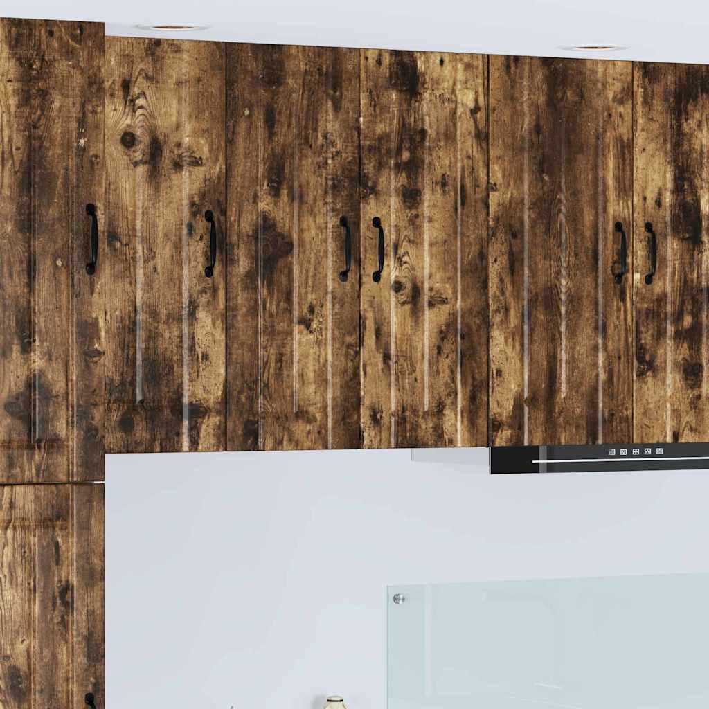vidaXL Küchenschrank Geräucherte Eiche 30 x 31 x 80 cm Holzwerkstoff