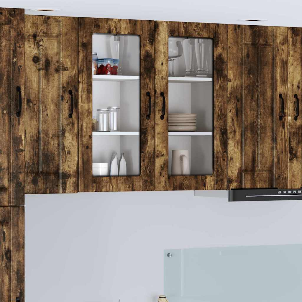 vidaXL Küchenschrank Geräucherte Eiche 40 x 31 x 80 cm Holzwerkstoff