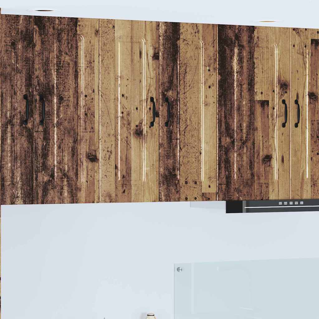 vidaXL Küchenwandschrank mit Tür Altholz 30 x 31 x 80 cm Holzwerkstoff