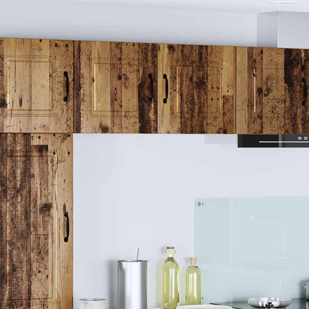 vidaXL Küchenwandschrank mit Tür Altholz 40 x 31 x 40 cm Holzwerkstoff