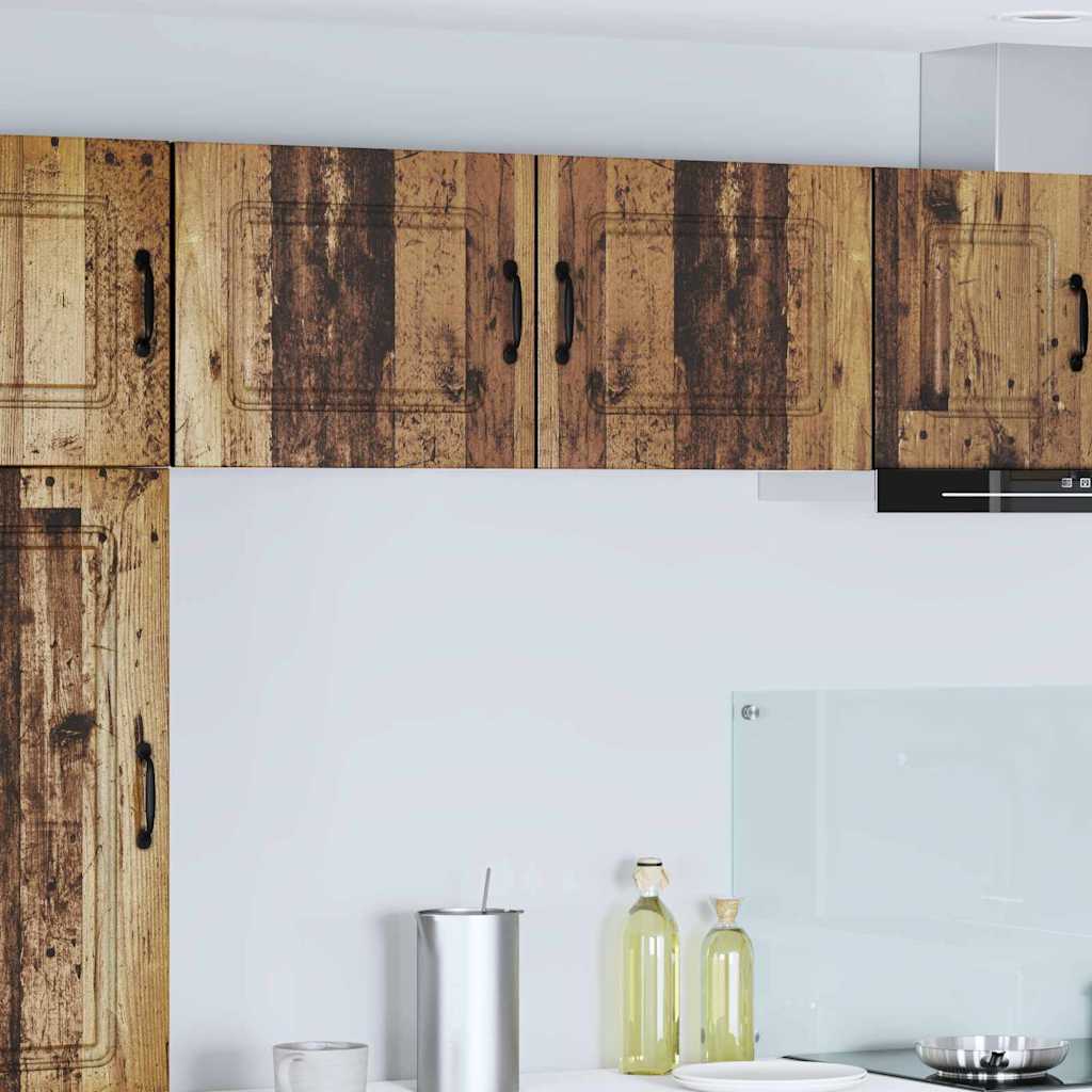 vidaXL Küchenwandschrank mit Tür Altholz 50 x 31 x 40 cm Holzwerkstoff