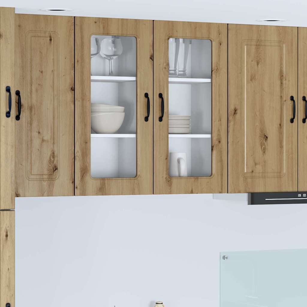 vidaXL Küchenwandschrank Artisan-Eiche 40 x 31 x 80 cm Holzwerkstoff