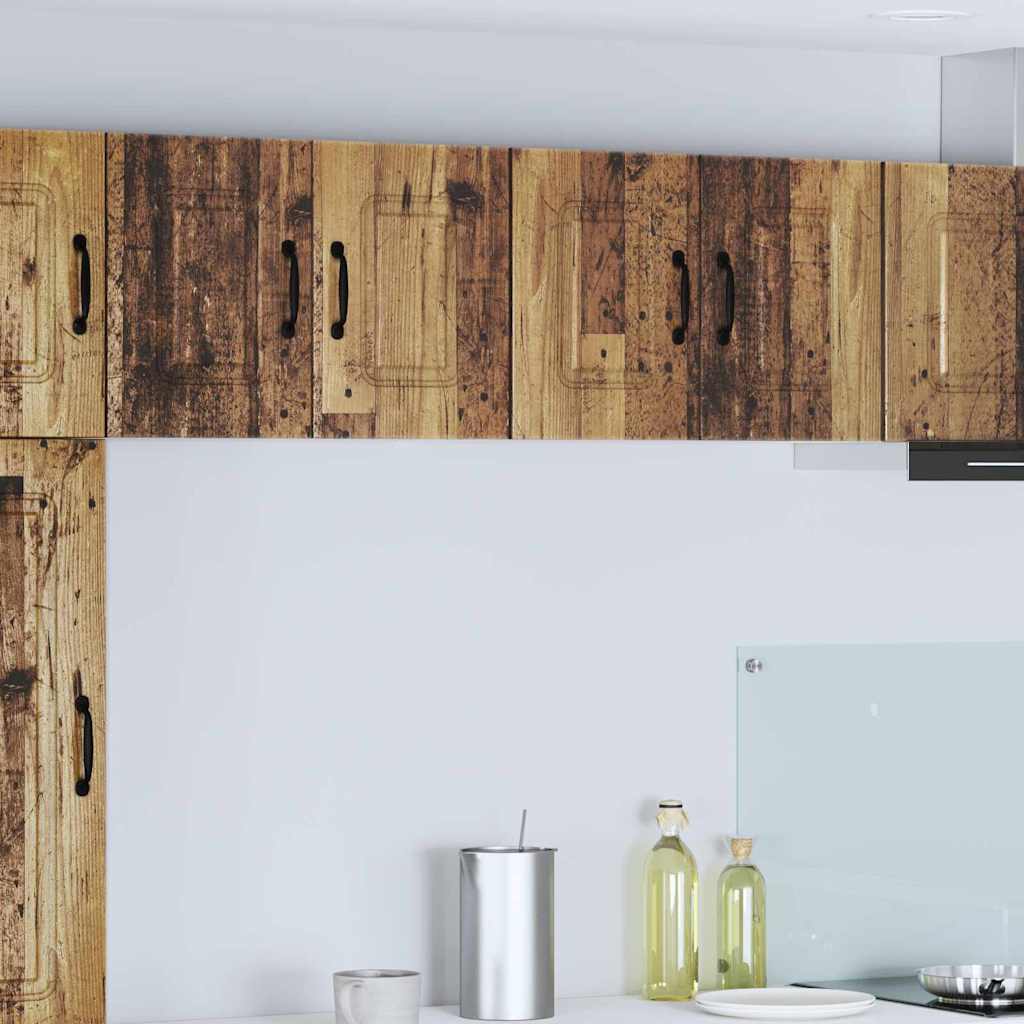 vidaXL Küchenwandschrank mit Tür Altholz 60 x 31 x 40 cm Holzwerkstoff