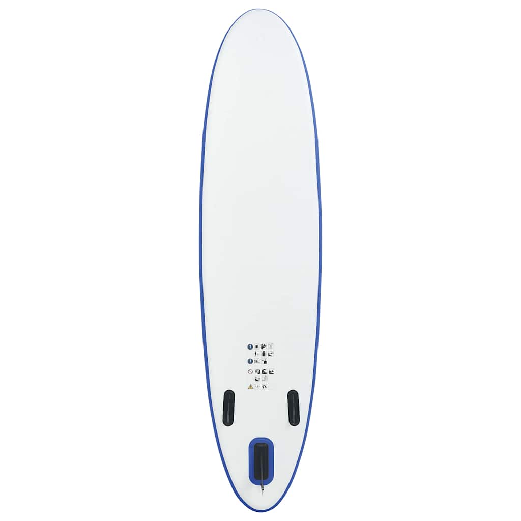 vidaXL SUP-Board Aufblasbar Blau und Weiß - Image 4