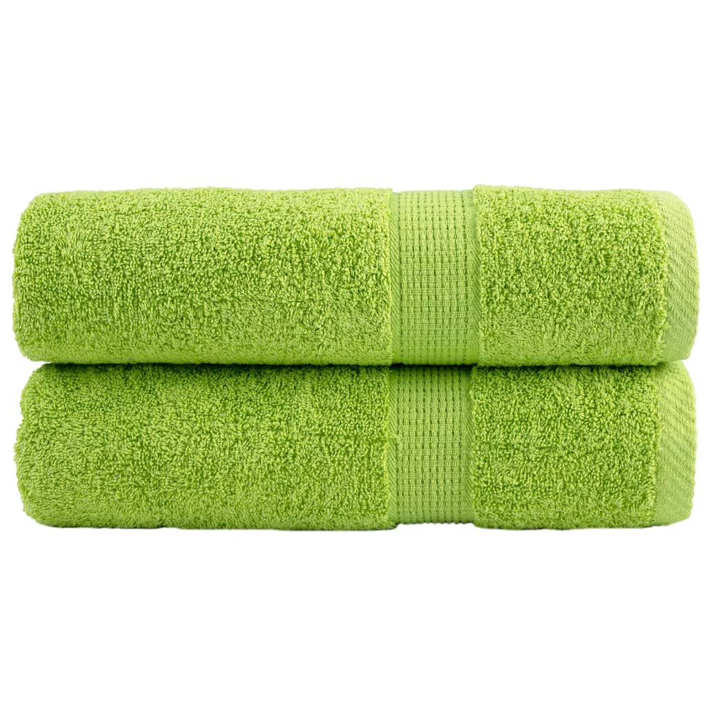 vidaXL Serviettes de bain de qualité supérieure SOLUND 2 pcs 600g/m²