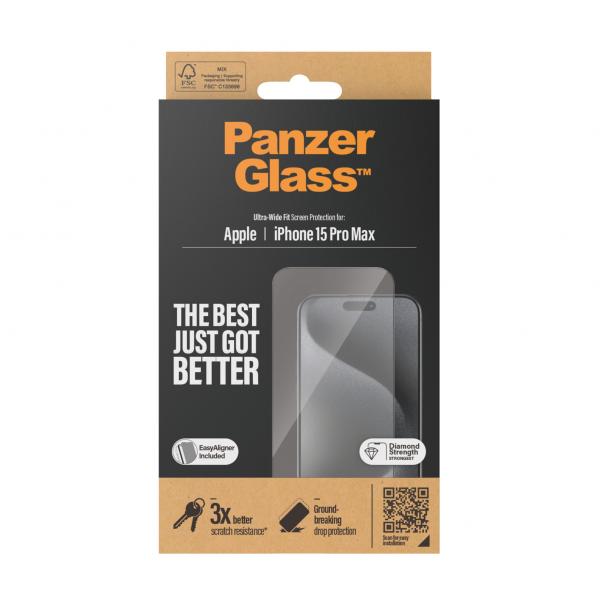 Protettore Schermo per Cellulare Panzer Glass 2812 Apple - Image 3