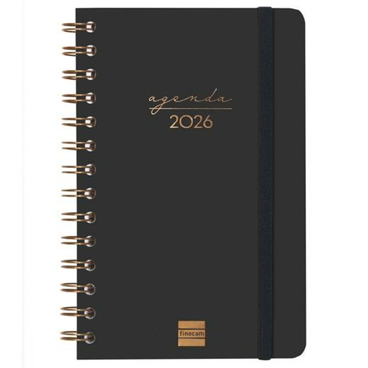 Agenda Finocam ALMA Nero 11,7 x 18,1 cm