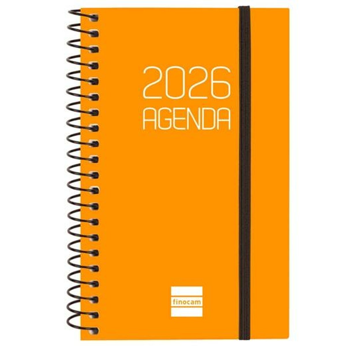 Agenda Finocam OPAQUE Arancio Mini 7,9 x 12,7 cm 2026