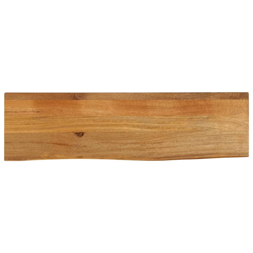 vidaXL Tablero de mesa borde natural madera maciza mango 100x20x3,8 cm