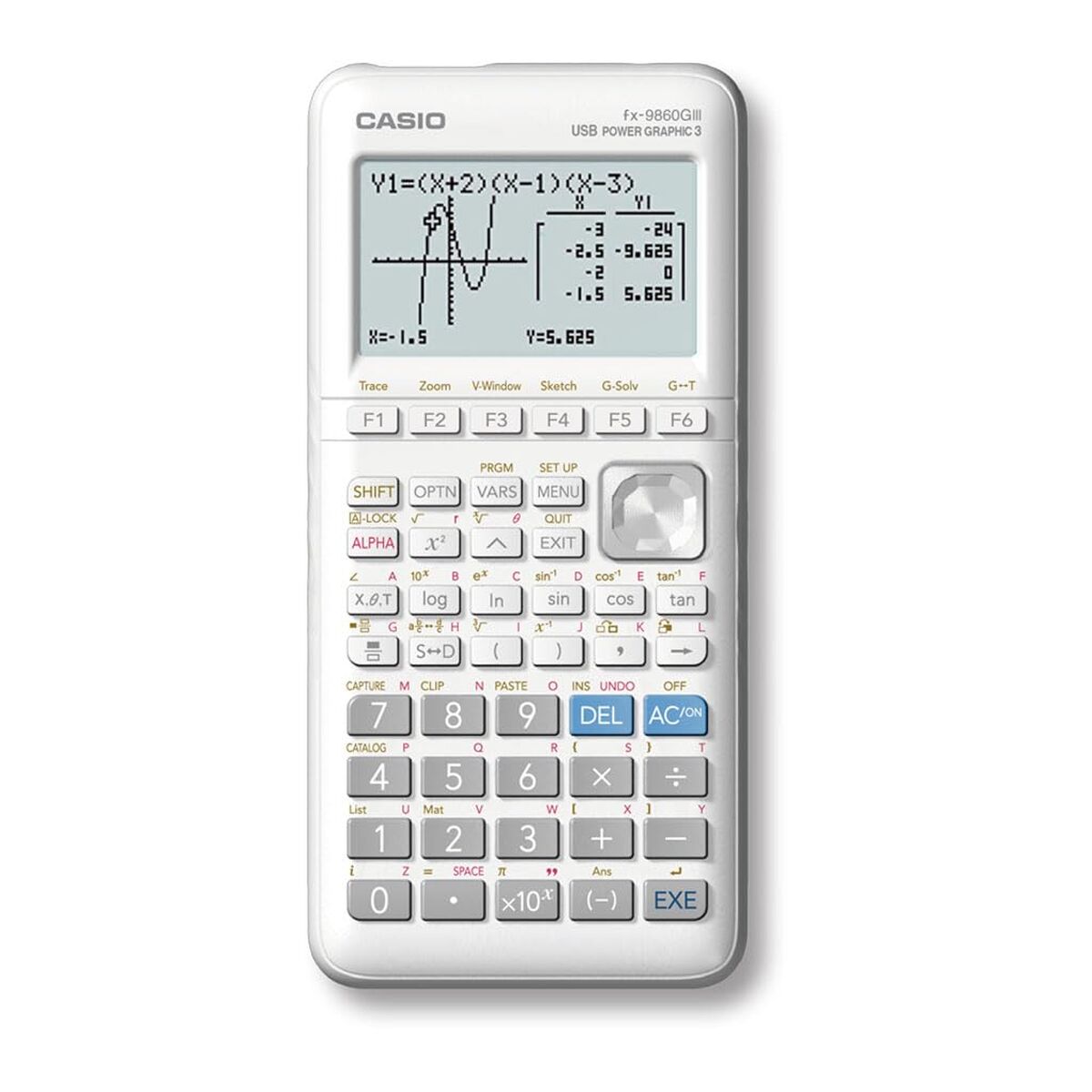 Calcolatrice grafica Casio FX-9860GIII Bianco