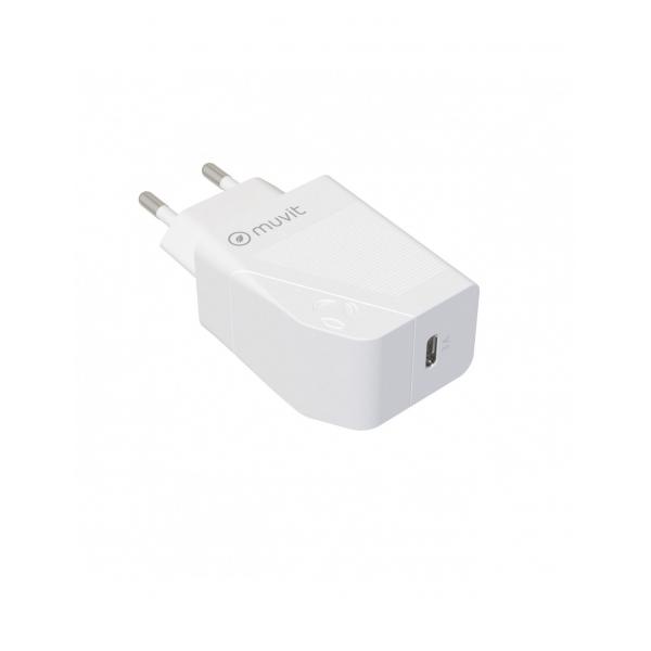 Caricabatterie da Parete Muvit MCACC0012 20 W Bianco Nero