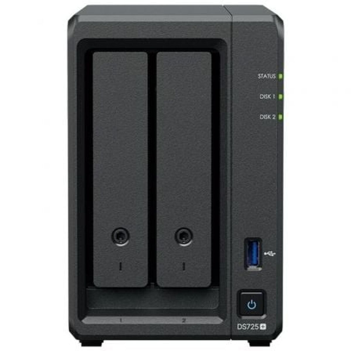 Memorizzazione in Rete NAS Synology DS725+/8G Nero Quad Core